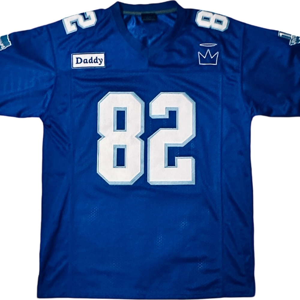 EvolveOrElse | Custom Varsity Blues “Tweeder” (82) Jersey! 1/1 only made 🔥🔥